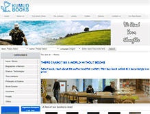 Tablet Screenshot of kumudbooks.com